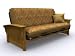 American Furniture Alliance Crestridge Metal/Wood Frame Full, Medium Oak