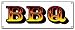 BBQ -Outdoor Vinyl Banner- barbque bbq smoker sign signs