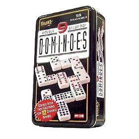 Family TOYS Games Double 12 Dominoes by Fundex
