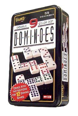 Childrens Toyshop  Toys : FAMILY GAMES & TOYS Double 9 Dominoes