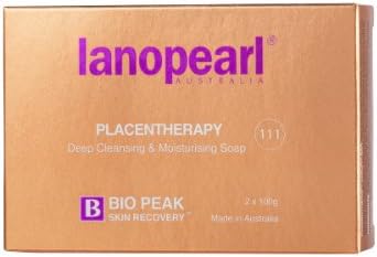 Lanopearl Placentherapy Deep Cleansing & Moisturising Soap for all skin types 100 g