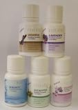 5 x 10ml pureaire tester essence oils
