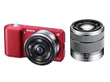 ソニー デジタル一眼α NEX-3 ダブルレンズキット レッド NEX-3D/R ソニー デジタル一眼α NEX-3 ダブルレンズキット レッド NEX-3D/R
