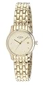 Rotary Ladies Round White Dial Gold Plated Bracelet Watch LB02368/41