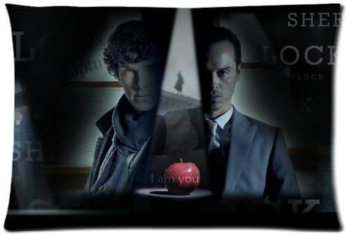 Sherlock And Moriarty Pillowcase 20x36 two sides Zippered Rectangle PillowCases Throw Pillow Covers
