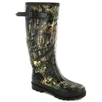 Leaf foliage camouflage wellie