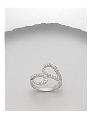 CZ Ring In 92.5 Sterling Silver