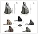 Kalevel Outdoor Travel Crossbody Backpack Casual Chest Bag Men Women (Gray,S)