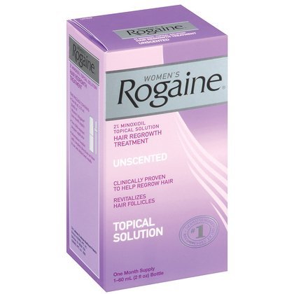 Women's Rogaine Hair Regrowth Treatment Solution, 1 Month Supply, 2 ct (Quantity of 1)