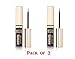 Milani Infinity Liquid Eye Liner, Unlimited 06 (Pack of 2)