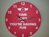 TIME FLIES WHEN YOUR HAVING FUN RETRO WALL CLOCK