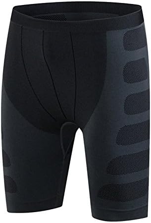 Duody Men's Compression Short Sleeve Suit For Fitness Straitjacket Gray Line M