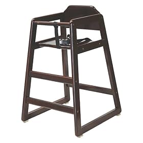 LA Baby Commercial/Restaurant Wooden High Chair