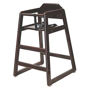 LA Baby Commercial/Restaurant Wooden High Chair - Cherry LA Baby Commercial/Restaurant Wooden High Chair - Cherry