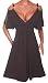 Funfash Empire Waist Gothic Black Slimming Cocktail Dress Plus Size Made in Usa Free Shipping (16)