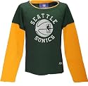 Seattle Sonics Girls 7-16 adidas Layered Crewneck Tee