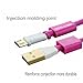 Hi-mobiler® High Speed 10ft USB 2.0 a Male to Micro B Cable with Gold-plated Connectors for Samsung Lg HTC and Other Tablet Smartphone (Hot Pink)
