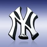 MLB New York Yankees Chrome Car Emblem