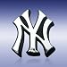 MLB New York Yankees Chrome Car Emblem