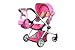 Babyboo Deluxe Twin Doll Pram/Stroller with Free Carriage (Multi Function View All Photos) - 9651A