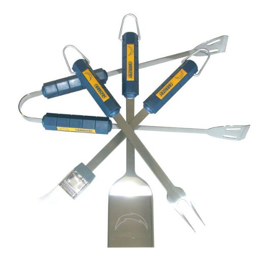 Siskiyou Sports  San Diego Chargers 4 pc NFL BBQ Set