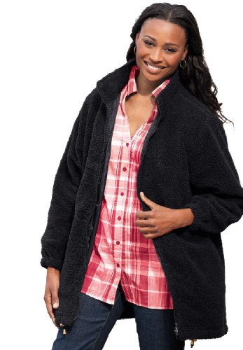 Berber Fleece Jacket (Black,2X)