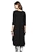 Urban CoCo Women's Half Sleeve High Low Loose Casual T-Shirt Top Tee Dress (XX-Large, Black)
