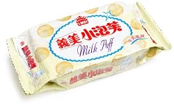 I Mei Milk Puffs, 2.29-Ounce Packages (Pack of 24)