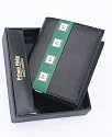 Black Italian Hide leather Credit card holder - small wallet from Prime Hide