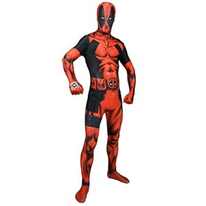 Morphsuits Deadpool Zappar Morphsuit Adult (XXL)