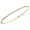 10k Yellow Gold Stackable Diamond Bangle (1/4 cttw, I-J Color, I3 Clarity), 7