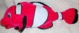 13" Plush Pink and White Clown Fish Doll Toy