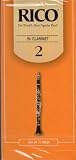 Rico Bb Clarinet Reeds, 2 25-pack