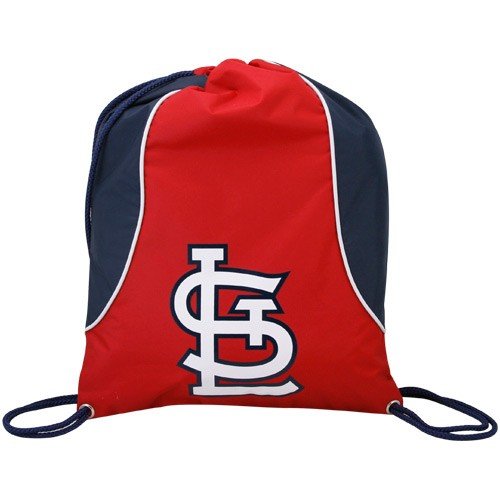 St. Louis Cardinals Red-Navy Blue Axis Drawstring Backpack
