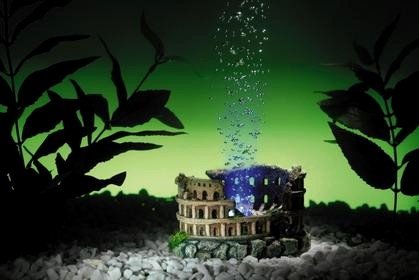 europet bernina Aquarium Dekoration Colosseum (SM) mit Beleuchtung