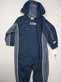 Seattle Seahawks Infants / Babys / Kids blue hooded Wind Suit coverall by Reebok