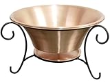 beverage tubs with stand-Copper Beverage Ice Tub with Tabletop Stand