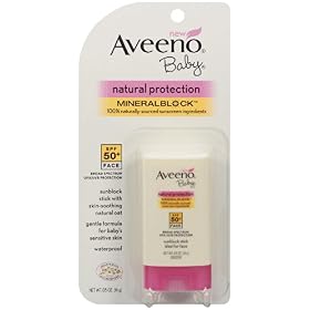 Aveeno Sun Natural Protection Baby SPF 50 Stick, 0.5 Ounce: Health &amp; Personal Care