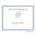 Rock-a-Bye Teddy Blue Calling Cards by Stacy Claire Boyd