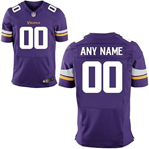 Men's Minnesota Vikings Custom Elite-Purple Andrew Sendejo Jerseys Men Size 40