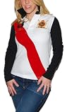 Polo Ralph Lauren Club Womens Shirt White Black Red