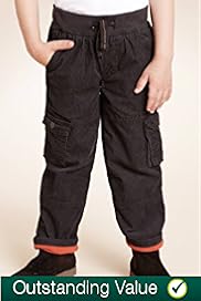 Pure Cotton Regular Fit Corduroy Trousers
