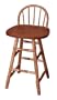 403 Deluxe Low Spindle Back Barstool