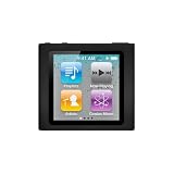 Premium Black Soft Silicon Gel Skin Case Cover for the Apple iPod Nano 6 Gen, 6th Generation