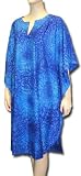 Short Caftan, Water Splash Blue