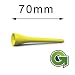 Original BIO GOLF TEEs - DRIVER Tees - Farbe: Gelb - 100 Stück