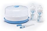 BPA FREE Dr Browns Microwave Steriliser + 2 x 8oz Bonus Bottles