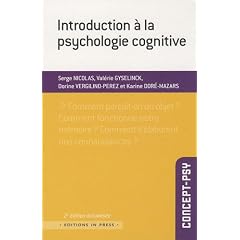 Introduction � la psychologie cognitive