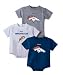 Denver Broncos Newborn Boys 0-3 Month 3 piece Bodysuit Set