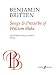 Songs & Proverbs of William Blake: For Baritone and Piano, Op.74